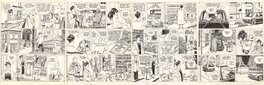 René Pétillon - Jack Palmer-Les Disparus d'Apostrophes-PL 8-9-10-14 - Comic Strip