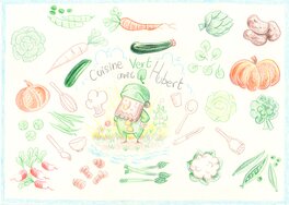 Aurélien Heckler - Cuisine vert avec Hubert - Œuvre originale