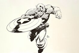 Mike Deodato Jr. - Captain America by Deodato Jr - Planche originale