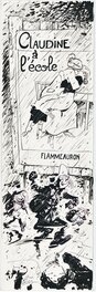 Marc Hardy - La patrouille des Libellules, "Chantons sous la pluie", marque-page. - Original Illustration
