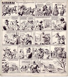 André Oulié - Zorro, "Puits 47", pl. 2 - Comic Strip