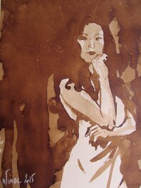 Winoc - Jeune femme - Illustration originale