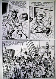Carlo Cedroni - Blek le roc - L'île sans nom, planche 46, Kiwi 268  (Lug) - Comic Strip