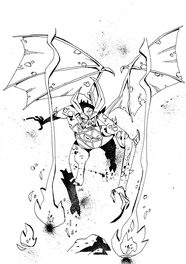 Jon Lankry - Monsters - Devil - Illustration originale