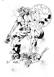Jon Lankry - Monsters - Werewolf - Original Illustration