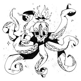 Jon Lankry - Skull - Illustration originale