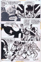 Jim Starlin - 1973-01 Starlin/Cockrum: Avengers #107 p27 - Planche originale