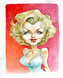 Maëster - Marilyn - Illustration originale