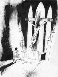 Ashley Wood - Christ - Original Illustration