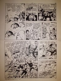 Marc Wasterlain - Gil et Georges, « La Machine perplexe », planche 40, 1985. - Comic Strip