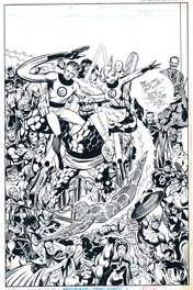 John Byrne - Fantastic Four 236 cover - Couverture originale