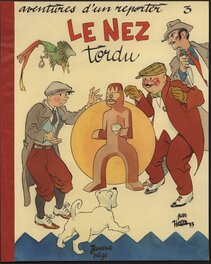 Al Severin - Al Séverin - Le Nez Tordu (pastiche Tintin) - Illustration originale