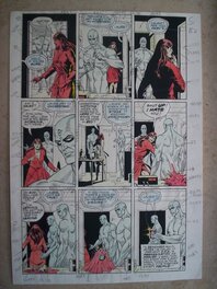 Dave Gibbons - Watchmen #3 page 5 ,color guide,Dave Gibbons , John Higgins - Planche originale
