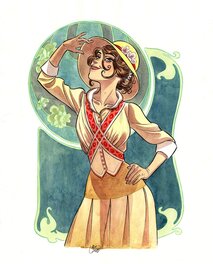 Montse Martín - Curiosity Shop - Illustration originale