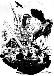 Marco Itri - Conan - Illustration originale