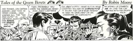 Joe Kubert - Tales of the Green Berets strip . 1965 .. - Planche originale