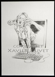 Xavier Duvet - Internet - Planche originale