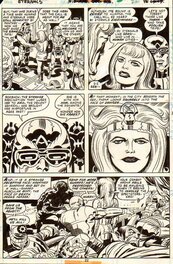 Jack Kirby - Eternals 10 pag. 22 - Illustration originale
