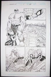 John Romita Jr. - Peter PARKER SPIDER-MAN issue 14 page 20 - Illustration originale