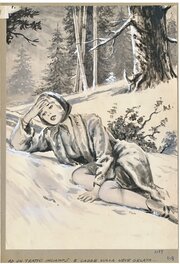 Enzo Magni - Princesse sans nom, couverture du n°128. - Illustration originale
