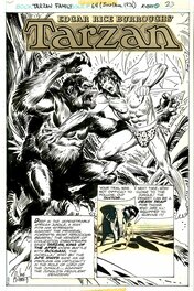 Joe Kubert - Tarzan Family # 64 Pleine page 1 . - Comic Strip