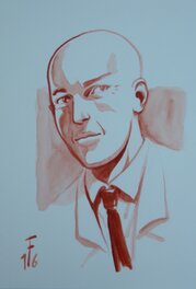 Fred Grivaud - Charles XAVIER, PROFESSOR X - Illustration originale