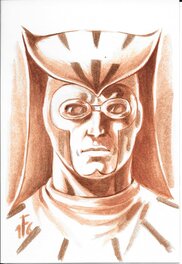 Fred Grivaud - The WATCHMEN : THE NITE OWL - Illustration originale