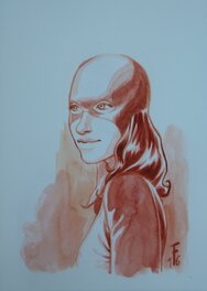 Fred Grivaud - The X-MEN : MARVEL GIRL - Illustration originale