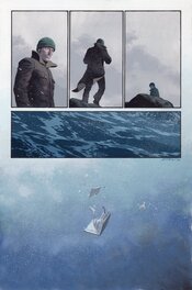 Esad Ribic - Namor : voyage au fond des mers "End Page" - Planche originale