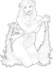 Terry Dodson - Terry Dodson Poison Ivy - Illustration originale