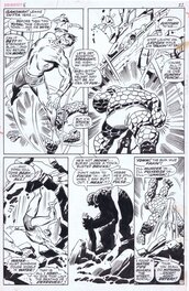 John Buscema - 1968-12 Buscema/Adkins: Sub-Mariner #8 p22 vs. the Thing - Comic Strip