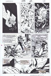 David Mazzucchelli - 1986-08 Mazzucchelli: Daredevil #233 p23 Born Again - Comic Strip