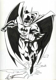 Phillip Hester - Phil Hester Batman - Illustration originale