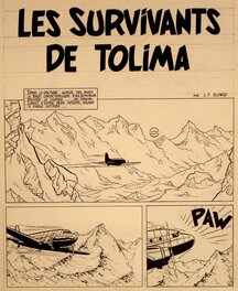 Jean-François Biard - Les Survivants de Tolima - Planche originale