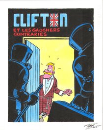 Turk - Clifton & les gauchers contrariés - Original Illustration