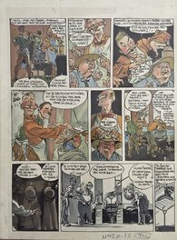 Al Severin - Mise en couleur Laurel et Hardy - Planche originale