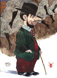 Gradimir Smudja - Triptyque Lautrec - 1 - Illustration originale