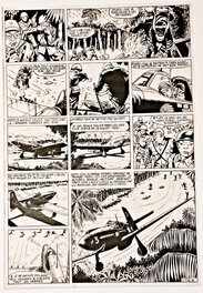 Victor Hubinon - 1949 - Buck Danny : La revanche des fils du ciel - Planche originale