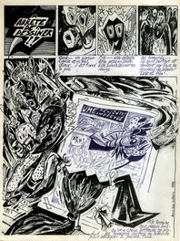 Dominique Leblanc - Dominique Leblanc - "Arrête de dessiner !!" 1984 - Planche originale