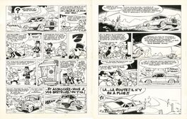 Greg - Planche 22 et 23 Achille Talon et le Quadrumane Optimiste - Comic Strip
