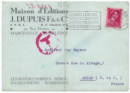 unknown - 03 a / Année 1942 / Courrier de la Maison d'Editions Jean DUPUIS et Fils, 23 décembre 1942. - Original art