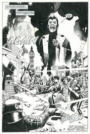 John Ridgway - Doctor Who - Time and Time again - DWM # 207 (1993) - Planche originale
