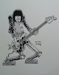 Derf Backderf - Dee Dee Ramone - Illustration originale