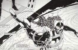 Jim Balent - Catwoman - "The Great Plane Robbery" vol #30 P2-3 - Comic Strip