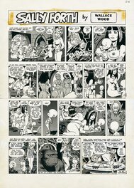 Wally Wood - Sally Forth - Planche 16 - Planche originale