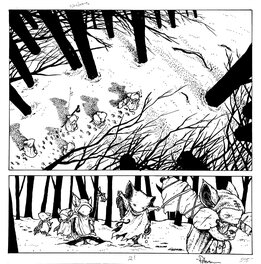 David Petersen - Mouse Guard - Winter 1152 #1 Page 21 - Comic Strip