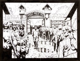 Texeira Mark - X-Men - Magneto  #1 P1-2 - Magneto quittant Auschwitz - Comic Strip