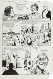Don Perlin - The New Defenders #140 P21 - Comic Strip