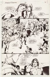 Barry Kitson - Superman - Adventures of Superman - "Collision Course" #511 P7 - Planche originale