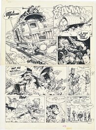 Marc Hardy - Garonne, Guitare et Foxy Lady, "Le wagon voyageur", pl. 11. - Comic Strip